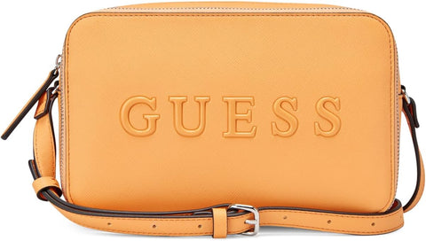 GUESS MINI DBL ZIP CROSSBODY CLING BAG