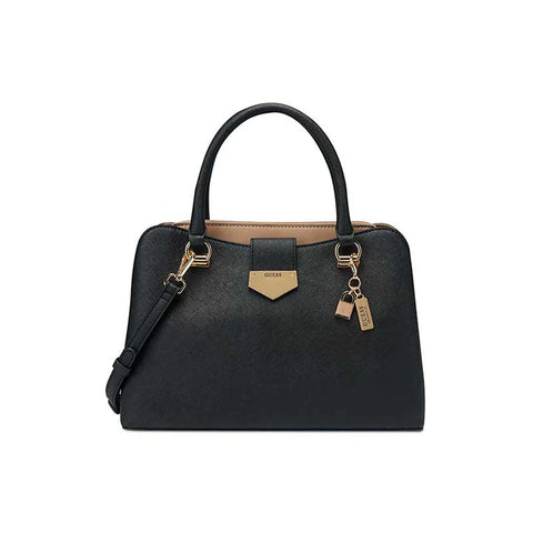 GUESS CASSIUS SATCHEL BLACK
